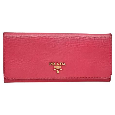 prada wallet black pink|Prada long wallet pink.